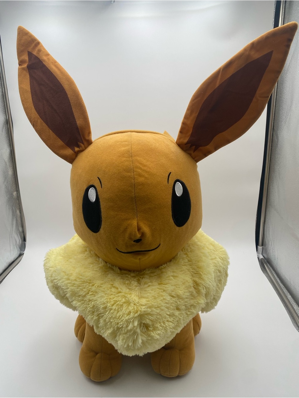 Pokemon Eevee Plush Costume Hood in Brown and Cream
